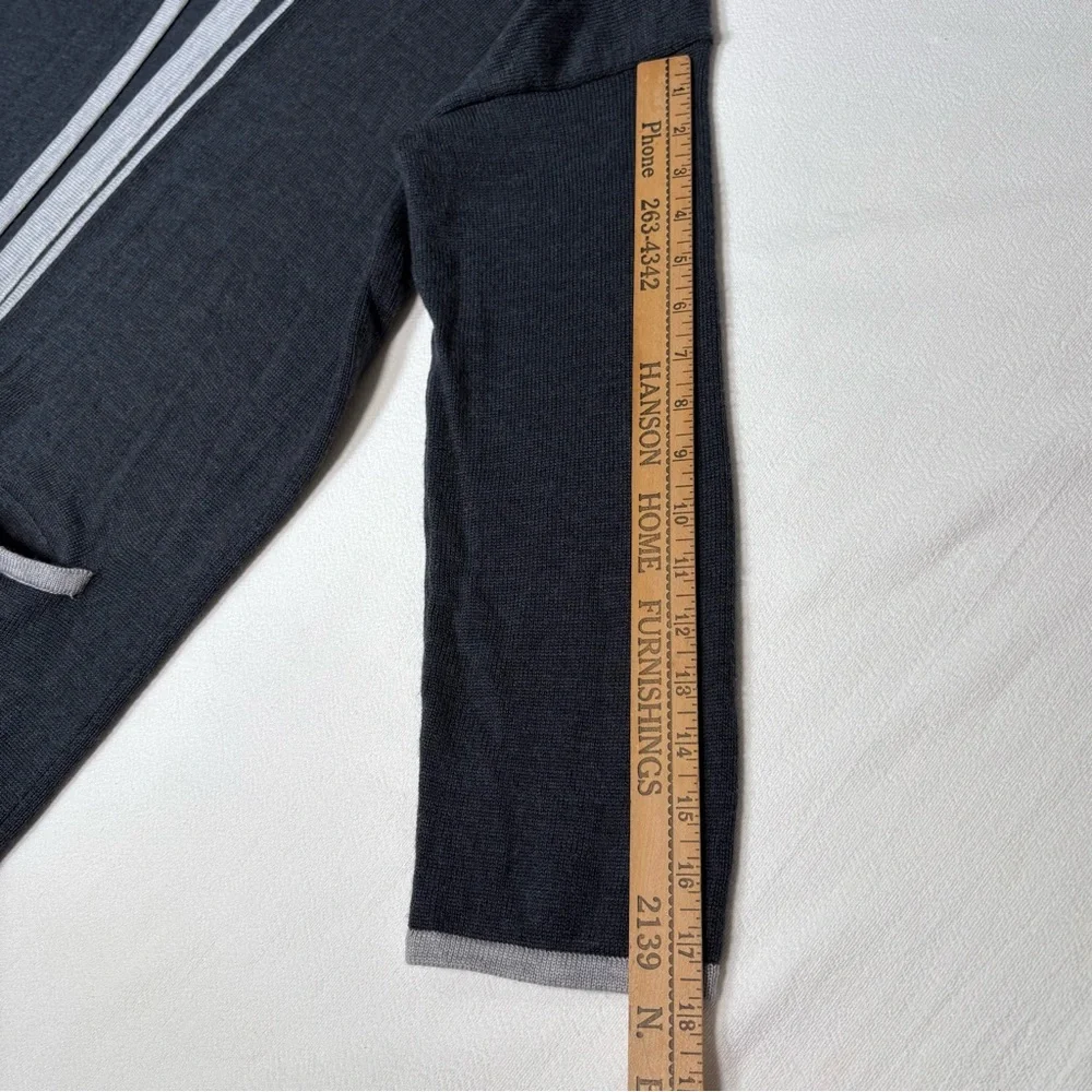 Eileen Fisher merino wool cardigan long duster versatile sustainable womens sz M - Picture 12 of 12